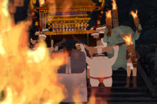 the Fire Clebration at Kurama